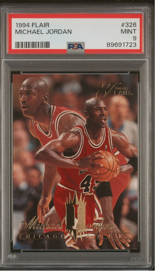 1994 FLAIR 326 MICHAEL JORDAN PSA 9