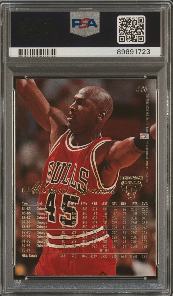 1994 FLAIR 326 MICHAEL JORDAN PSA 9